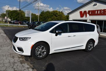 2023 Chrysler Pacifica Limited in a Bright White Clear Coat exterior color. Tom Whiteside Auto Sales 740-831-2535 whitesidecars.com 