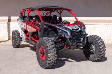 2024 CAN-AM Maverick X3 MAX X rs TURBO RR in a RED-SILVER exterior color. Family PowerSports (877) 886-1997 familypowersports.com 