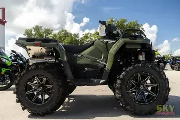 New 2025 Polaris SPORTSMAN 450 HO  SAGE GREEN Base 
