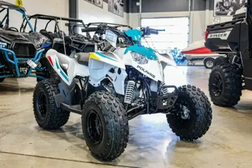 2025 Polaris OUTLAW 110 EFI BRIGHT WHITE AND RADIANT GREEN