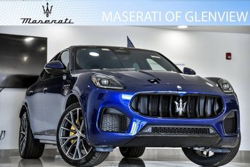 2023 Maserati Grecale Modena in a BLU INTENSO exterior color. Maserati of Glenview 847-904-6379 maseratiglenview.com 