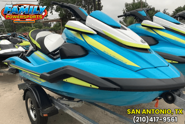 2023 YAMAHA FX CRUISER HO WITH AUDIO SYSTEM CYAN WITH LIME YELLOW 