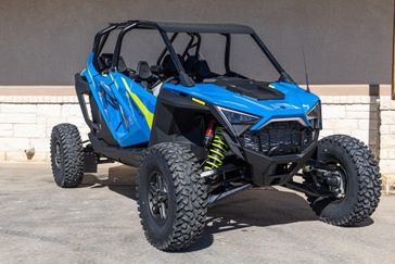 2024 POLARIS RZR TURBO R 4 ULTIMATE  VELOCITY BLUE in a BLUE exterior color. Family PowerSports (877) 886-1997 familypowersports.com 