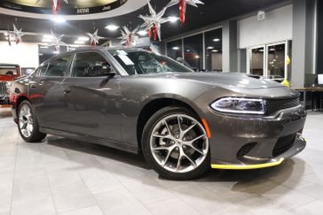 2023 Dodge Charger Gt Rwd in a Granite exterior color and Blk Clthinterior. J Star Chrysler Dodge Jeep Ram of Anaheim Hills 888-802-2956 jstarcdjrofanaheimhills.com 