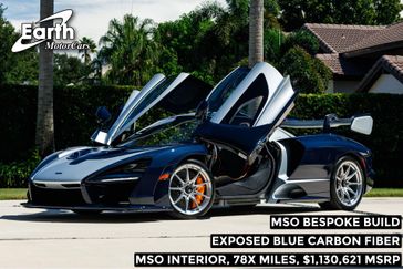 Used 2019 McLaren Senna MSO Blue Carbon