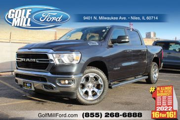 2020 RAM 1500 Big Horn in a Maximum Steel Metallic Clear Coat exterior color and Diesel Gray/Blackinterior. Glenview Luxury Imports 847-904-1233 glenviewluxuryimports.com 