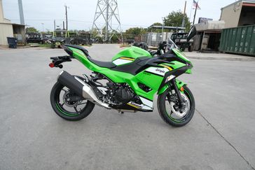 2025 Kawasaki NINJA 500 KRT EDITION LIME GREEN AND EBONY AND PEARL BLIZZARD WHITE