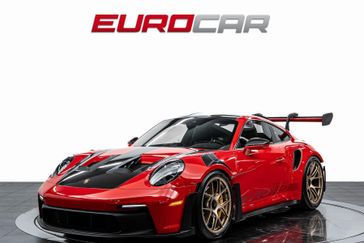 2025 Porsche 911 GT3 RS *WEISSACH PACKAGE * CARBON BUCKET SEATS* in a Guards Red exterior color and Blackinterior. Eurocars OC 949-722-7121 eurocaroc.com 