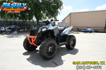 2024 POLARIS SCRAMBLER 850 STORM GRAY AND RADAR BLUE