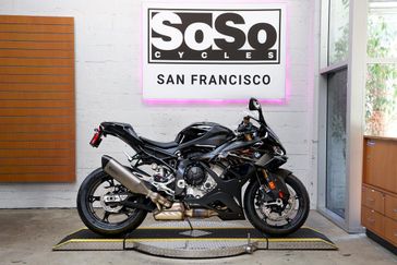 2026 BMW S 1000 RR in a Black Storm Met exterior color. SoSo Cycles 877-344-5251 sosocycles.com 