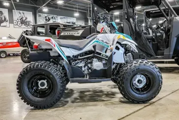 2025 Polaris OUTLAW 110 EFI BRIGHT WHITE AND RADIANT GREEN