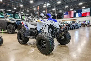 2025 Polaris OUTLAW 110 EFI BRIGHT WHITE AND BLUE