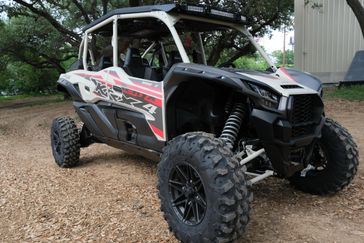 2025 Kawasaki TERYX KRX4 1000 ES MATTE WHITISH SAND BEIGE AND METALLIC FLAT RAW GRAYSTONE 