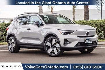 2024 Volvo XC40 Recharge Pure Electric Ultimate in a Silver exterior color and Charcoalinterior. Ontario Auto Center ontarioautocenter.com 