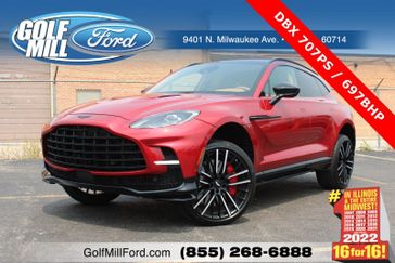 2023 Aston Martin DBX 707 in a HYPER RED exterior color. Glenview Luxury Imports 847-904-1233 glenviewluxuryimports.com 
