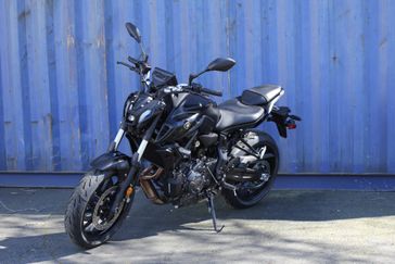 2024 Yamaha MT 07 in a MATTE RAVEN BLACK exterior color. SoSo Cycles 877-344-5251 sosocycles.com 
