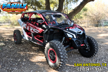 2025 CAN-AM MAVERICK X3 MAX X RS TURBO RR WITH SMARTSHOX FIERY RED AND HYPER SILVER