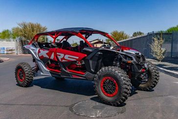 2025 CAN-AM MAVERICK X3 MAX X RS TURBO RR FIERY RED AND HYPER SILVER 