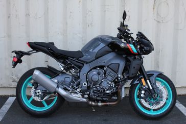 2023 Yamaha MT 10 in a CYAN STORM exterior color. SoSo Cycles 877-344-5251 sosocycles.com 