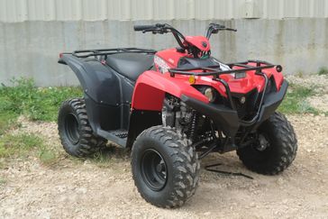 2025 YAMAHA GRIZZLY 110 GREY METALLIC AND RED 