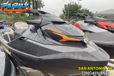 2023 SEADOO GTX 230 AUDIO IBR IDF ECLIPSE BLACK AND ORANGE CRUSH 