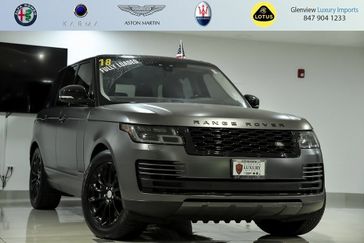2018 Land Rover Range Rover HSE in a White exterior color and Brogue/Ebony/Brogue/Ebonyinterior. Glenview Luxury Imports 847-904-1233 glenviewluxuryimports.com 