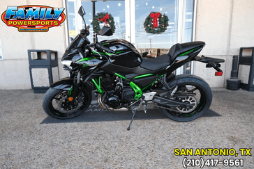 2025 KAWASAKI Z650 ABS METALLIC SPARK BLACK AND GREEN