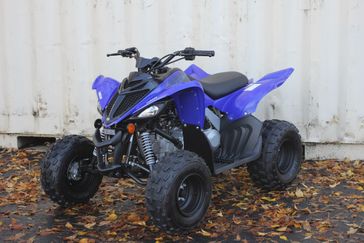 2024 Yamaha Raptor 110  in a TEAM YAMAHA BLUE exterior color. SoSo Cycles 877-344-5251 sosocycles.com 
