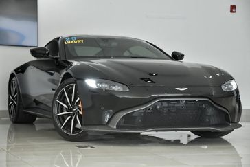 2020 Aston Martin Vantage Base in a Black exterior color and Obsidian Blackinterior. Glenview Luxury Imports 847-904-1233 glenviewluxuryimports.com 