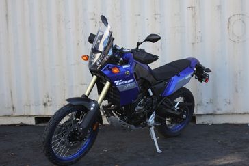 2023 Yamaha Tenere in a TEAM YAMAHA BLUE exterior color. SoSo Cycles 877-344-5251 sosocycles.com 