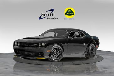 2023 Dodge Challenger SRT DEMON 170 in a Pitch Black Clear Coat exterior color and Blackinterior. Lotus of Dallas (214) 483-9040 lotusofdallas.com 
