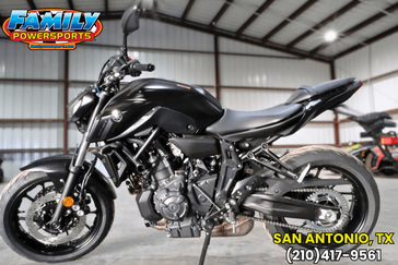 2024 YAMAHA MT07 MATTE RAVEN BLACK in a MATTE RAVEN BLACK exterior color. Family PowerSports (877) 886-1997 familypowersports.com 