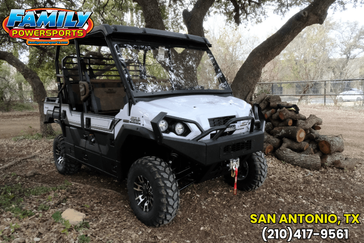 2025 Kawasaki MULE PROFXT 1000 PLATINUM RANCH EDITION METALLIC STARDUST WHITE