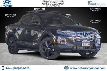 2024 Hyundai Santa Cruz Night in a Phantom Black exterior color and Blackinterior. Ontario Auto Center ontarioautocenter.com 