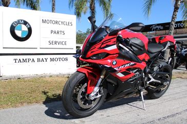 2024 BMW S 1000 RR in a RACING RED exterior color. Tampa Bay Motos 813-926-9937 tampabaymotos.com 