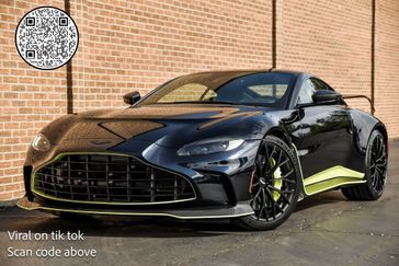 2023 Aston Martin Vantage V12 in a Blue exterior color and Onyx Blackinterior. Glenview Luxury Imports 847-904-1233 glenviewluxuryimports.com 