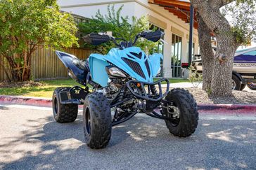 New 2024 YAMAHA RAPTOR 700 CYAN AND BLACK 