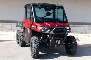 2024 CAN-AM SSV DEF 6X6 LTD 65 HD10 RD 24 in a RED exterior color. Family PowerSports (877) 886-1997 familypowersports.com 
