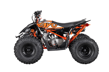 2024 KAYO PREDATOR 110 BLACK in a BLACK exterior color. Family PowerSports (877) 886-1997 familypowersports.com 