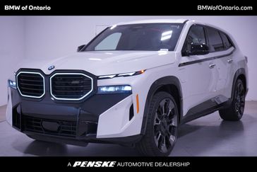 2024 BMW XM Base in a Mineral White Metallic exterior color and Blackinterior. Ontario Auto Center ontarioautocenter.com 