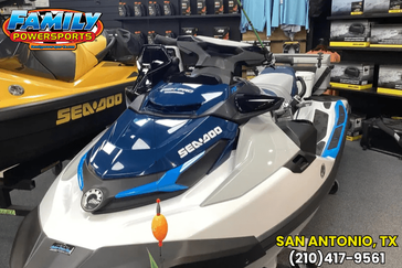 2023 SEADOO FISHPRO SPORT 170 AUDIO IDF IBR WHITE AND GULFSTREAM BLUE 