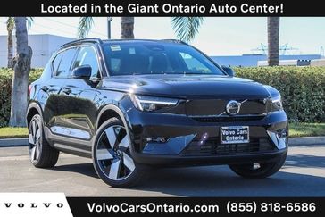2024 Volvo XC40 Recharge Pure Electric Twin Plus in a Onyx Black exterior color and Charcoalinterior. Ontario Auto Center ontarioautocenter.com 