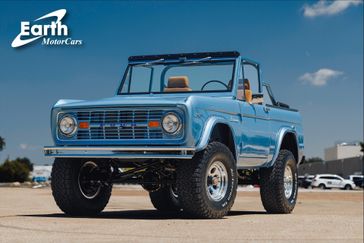 1968 Ford Bronco Custom 351 V8 - Full Restoration in a Britany Blue exterior color and Saddleinterior. Lotus of Dallas (214) 483-9040 lotusofdallas.com 