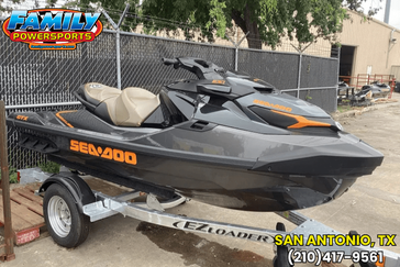 2023 SEADOO GTX 230 IBR ECLIPSE BLACK AND ORANGE CRUSH 