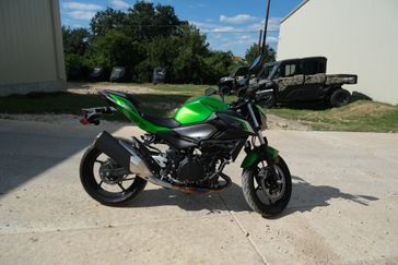 2024 Kawasaki Z500 ABS CANDY LIME GREEN AND METALLIC FLAT SPARK BLACK AND METALLIC GRAPHITE GRAY