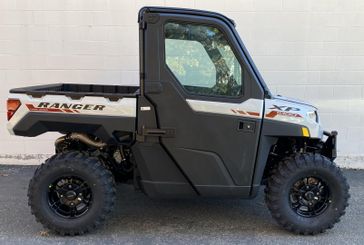 2024 Polaris Ranger XP 1000 NorthStar Edition in a Ghost White Met exterior color. Plaistow Powersports (603) 819-4400 plaistowpowersports.com 