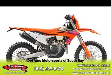 2024 KTM 500 EXC-F SIX DAYS  in a WHITE/ORANGE exterior color. Del Amo Motorsports of South Bay (619) 547-1937 delamomotorsports.com 