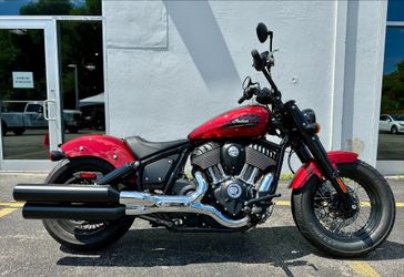 2023 Indian Motorcycle CHIEF BOBBER ABS  in a STRYKER RED METALLIC exterior color. Wagner Motorsports (508) 581-5950 wagnermotorsport.com 