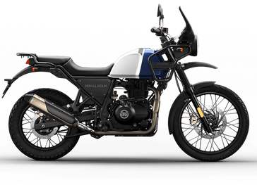 2023 Royal Enfield Himalayan in a LAKE BLUE exterior color. BMW Motorcycles of Jacksonville (904) 375-2921 bmwmcjax.com 