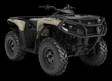 2024 Can-Am Outlander 500 in a Granite Gray exterior color. Cross Country Powersports 732-491-2900 crosscountrypowersports.com 